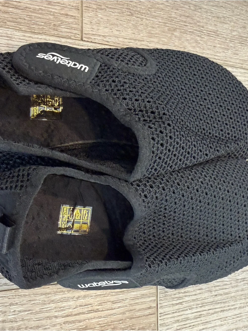 Black Mesh Swim Shoes
